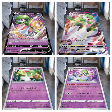 Gardevoir Anime Blanket,Ultra Soft and Cozy,Ideal for Psychic and Fairy-Type Anime Fans,B-C-04