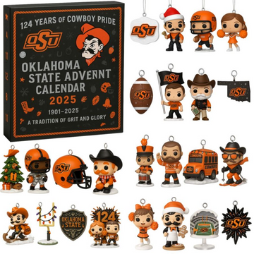 OKLAHOMA STATE COWBOYS 124TH ANNIVERSARY ADVENT CALENDAR