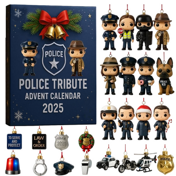 Christmas Gift--Police Tribute Advent Calendar 2025