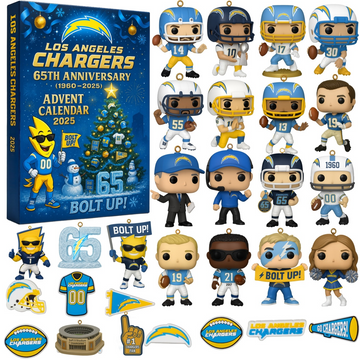 Los Angeles Chargers 65th Anniversary Advent Calendar 2025