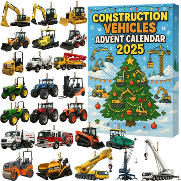 Construction Vehicles Advent Calendar 2025