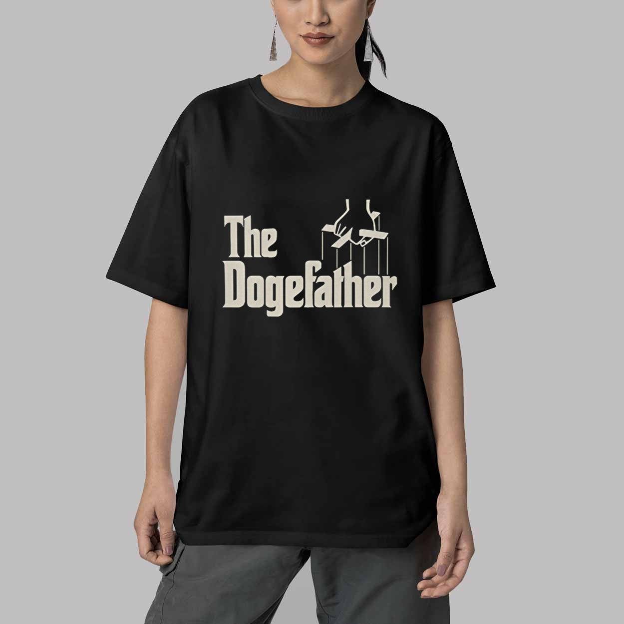 Dogecoin King the Musk-Inspired Dogefather Unisex T-Shirt,Crewneck,Hoodie,A Unique Gift for Father,F01