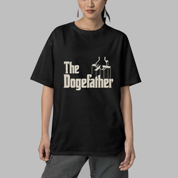 Dogecoin King the Musk-Inspired Dogefather Unisex T-Shirt,Crewneck,Hoodie,A Unique Gift for Father,F01