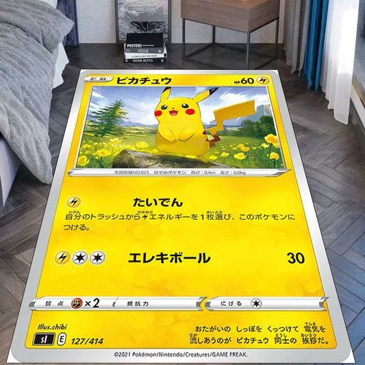 Pikachu,Raichu,and Alolan Raichu Electric-Type Throw Blanket,Ultra Soft and Cozy,Perfect for Fans,B-C-02
