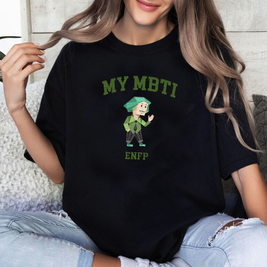 MBTI Personalized Embroidered Unisex T-Shirt,Crewneck,Hoodie,A Unique Gift for You,P13